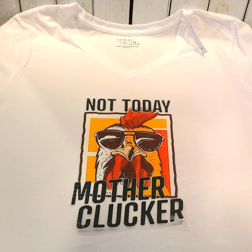 T-shirts Not From Grandma's Chicken Coop! "Mother Clucker" Pick Color/Size. NWT - Picture 2 of 6
